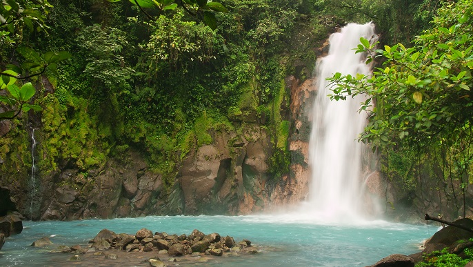 滝_コスタリカ_バラエティクルーズ