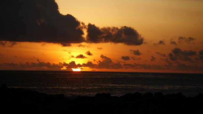 ガラパゴスの夕日/ガラパゴス観光
